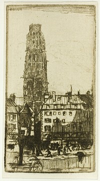 Tour de Beurre, Rouen by Donald Shaw MacLaughlan