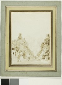 View of the Park in Saint-Cloud by Jean Honoré Fragonard