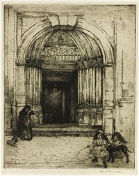 Portal of St. Germain-des-Prés by Donald Shaw MacLaughlan