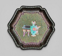 Dishes Inlaid with Images of Ancient Bronzes
