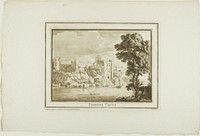 Pembroke Castle, from Twelve Views in Aquatinta from Drawings taken on the Spot in South Wales by Paul Sandby