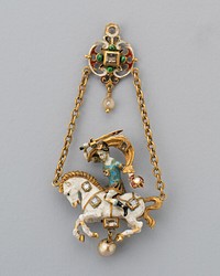 Pendant Shaped as a Horseman by Salomon Weininger