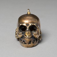 Spice Box Shaped as a Skull