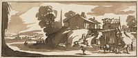 A Farm by Jacques Callot