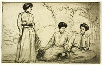 Three Girls by Donald Shaw MacLaughlan