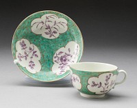 Cup and Saucer by Worcester Porcelain Factory (Manufacturer)