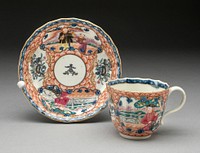 Coffee Cup and Saucer by Worcester Porcelain Factory (Manufacturer)