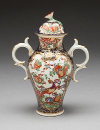 Covered Vase by Worcester Porcelain Factory (Manufacturer)