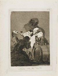 No One Has Seen Us, plate 79 from Los Caprichos by Francisco José de Goya y Lucientes