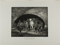 Entrance to the Adelphi Wharf, plate 11 from Various Subjects Drawn from Life on Stone by Jean Louis André Théodore Géricault