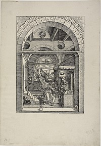 The Annunciation, from The Life of the Virgin by Albrecht Dürer