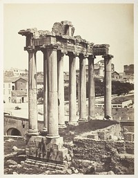 Forum Romanum, Rome by Bisson Frères