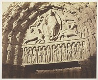 Chartres Cathedral West Facade; Royal Portal, Central Bay by Bisson Frères