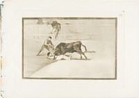 The Unlucky Death of Pepe Illo in the Ring at Madrid, plate 33 from The Art of Bullfighting by Francisco José de Goya y Lucientes