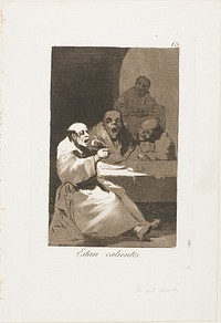 They are Hot, plate 13 from Los Caprichos by Francisco José de Goya y Lucientes