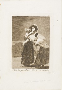 For Heaven's Sake: and it was Her Mother, plate 16 from Los Caprichos by Francisco José de Goya y Lucientes