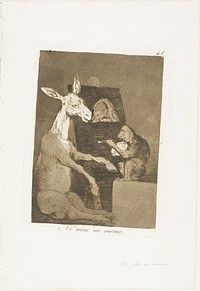 Neither more nor less, plate 41 from Los Caprichos by Francisco José de Goya y Lucientes