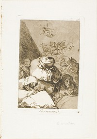 Correction, plate 46 from Los Caprichos by Francisco José de Goya y Lucientes