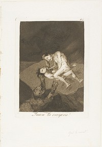 Who Would Have Thought It!, plate 62 from Los Caprichos by Francisco José de Goya y Lucientes