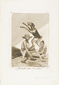 Wait till You've Been Anointed, plate 67 from Los Caprichos by Francisco José de Goya y Lucientes