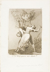 Can't anyone untie us?, plate 75 from Los Caprichos by Francisco José de Goya y Lucientes