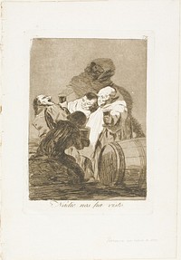 No One Has Seen Us, plate 79 from Los Caprichos by Francisco José de Goya y Lucientes