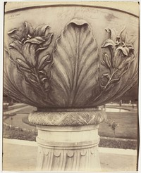 Versailles, Vase by Jean-Eugène-Auguste Atget