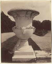 Versailles, Vase by Jean-Eugène-Auguste Atget