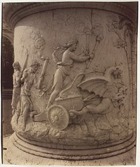 Versailles, Enlèvement de Proserpine par Pluton par Girardon, (detail) by Jean-Eugène-Auguste Atget