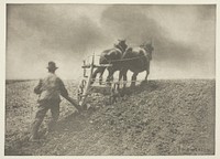 A Stiff Pull, (Suffolk) by Peter Henry Emerson