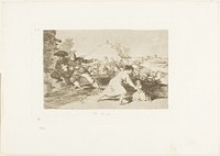 I Saw it, plate 44 from The Disasters of War by Francisco José de Goya y Lucientes