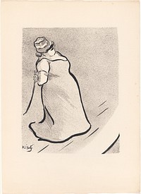 Jeanne Bloch, from Le Café-Concert by Henri-Gabriel Ibels