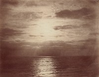 Solar Effect in the Clouds-Ocean by Gustave Le Gray