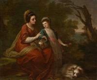 Mrs. Hugh Morgan and Her Daughter by Angelica Kauffmann