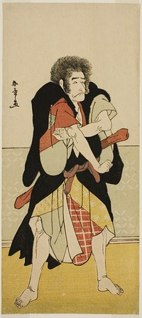 The Actor Ichikawa Danjuro V as the Renegade Monk Wantetsu of Okami-dani in the Play Date Nishiki Tsui no Yumitori, Performed at the Morita Theater in the Eleventh Month, 1778 by Katsukawa Shunsho