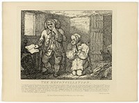 The Reconciliation, from Boswell's Tour of the Hebrides by Thomas Rowlandson