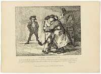 The Embrace, from Boswell's Tour of the Hebrides by Thomas Rowlandson