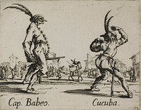 Capitan Babeo - Cucuba, plate 16 from Balli di Sfessania by Jacques Callot