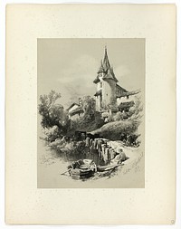 Nidan W. Neuchatel, from Picturesque Selections by James Duffield Harding