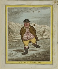Fine Bracing Weather by James Gillray