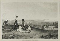 View from Kings, Weston Hill, from Three Views, Illustrative of The Scenery of Bristol, and its Vicinity by Francis Danby