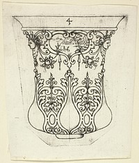 Plate 4, from twenty ornamental designs for goblets and beakers by Master A.P.