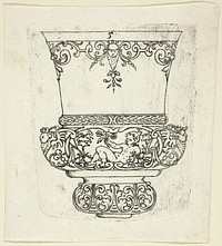 Plate 5, from twenty ornamental designs for goblets and beakers by Master A.P.
