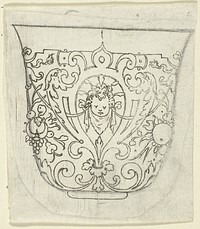 Plate 1, from XX Stuck zum (ornamental designs for goblets and beakers) by Master A.P.