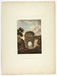 Titus's Arch, plate ten from the Ruins of Rome by M. Dubourg