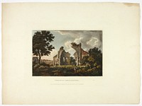 Temple of Venus and Cupid, plate twelve from the Ruins of Rome by M. Dubourg