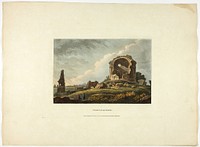 Temple of Hope, plate twenty-four from the Ruins of Rome by M. Dubourg