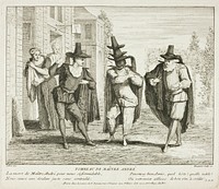 Plate from Livre de Scènes Comiques by Gabriel Huquier