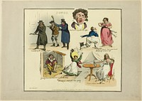 Plate from Illustrations to Popular Songs by Henry Alken