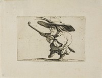 The Lute Player, from Varie Figure Gobbi by Jacques Callot